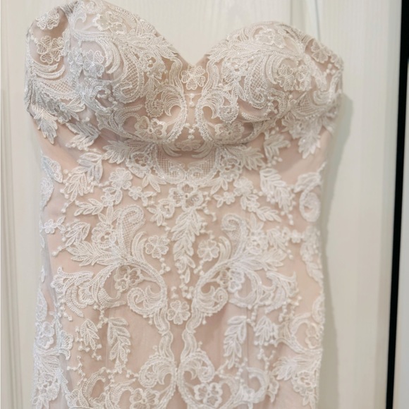 Never worn size 14 Kitty Chen Wedding Dress - Picture 1 of 6